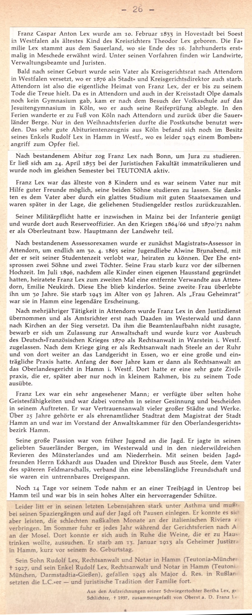 0126 Franz Caspar Lex | L! Teutonia Bonn von 1844
