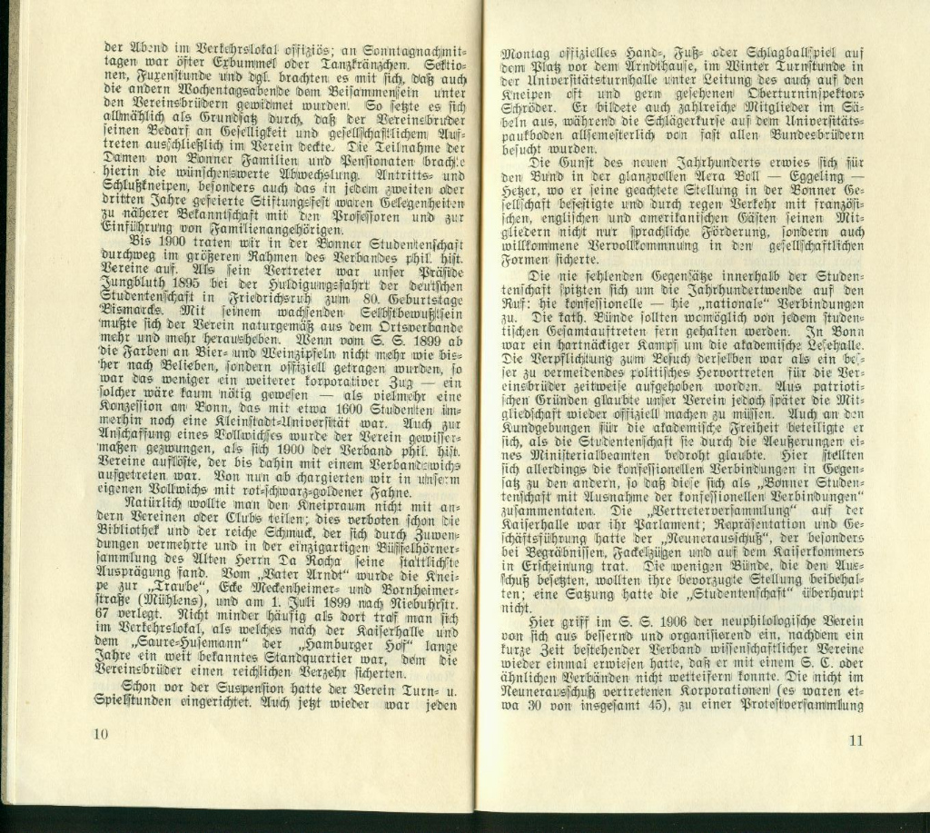 Die Bonner Nassovia 1882-1932 - Festschrift