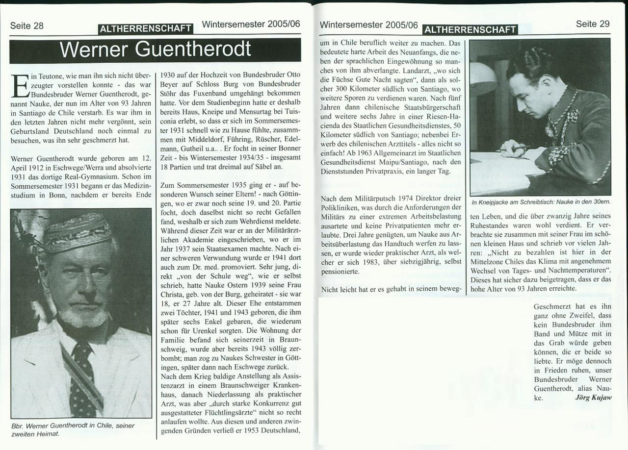 Nachruf Dr. med. Werner Guentherodt (von Jörg Kujaw)