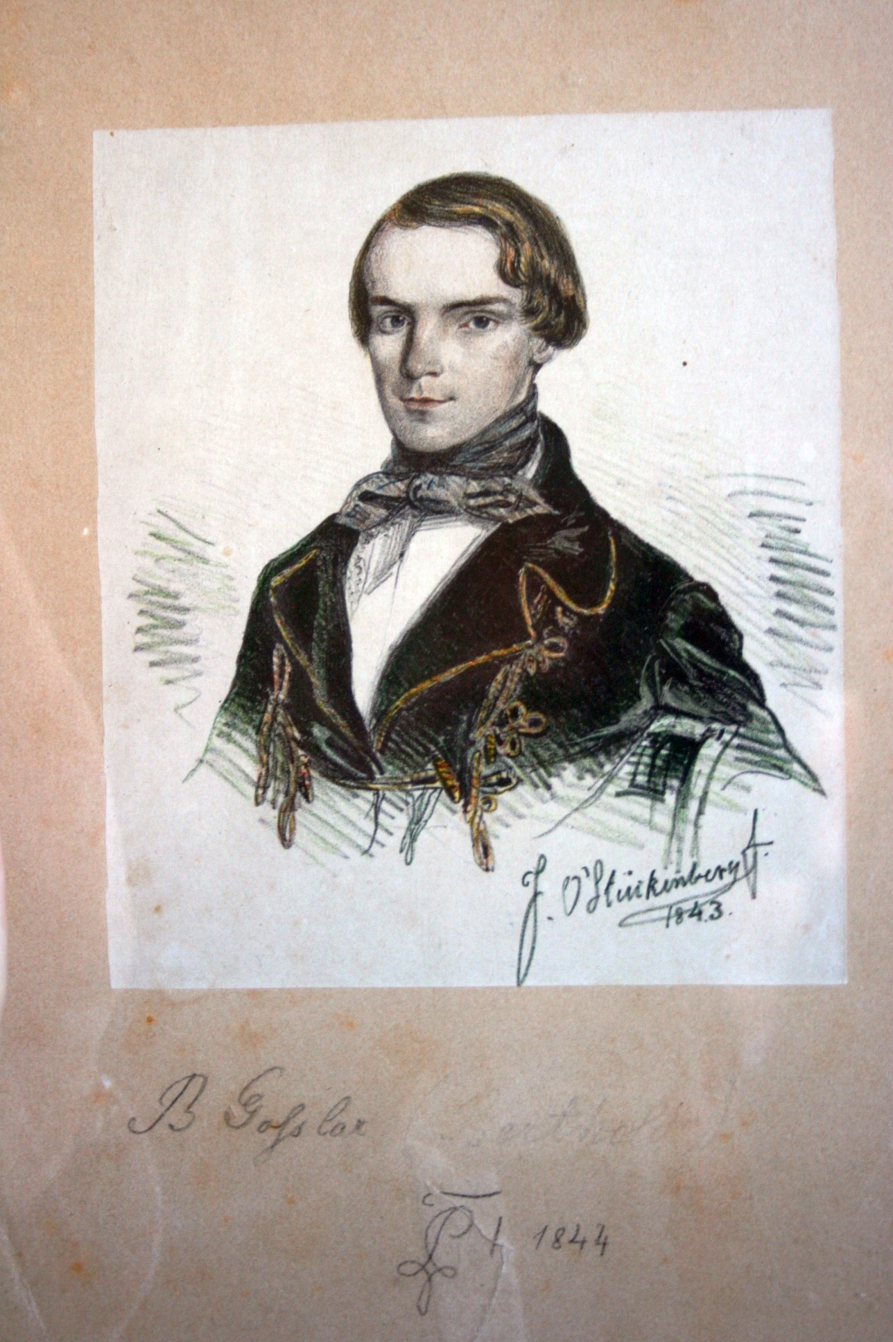 Karl Berthold von Goslar: Erstchargierter der Landsmannschaft Teutonia Bonn im Sommersemester 1844