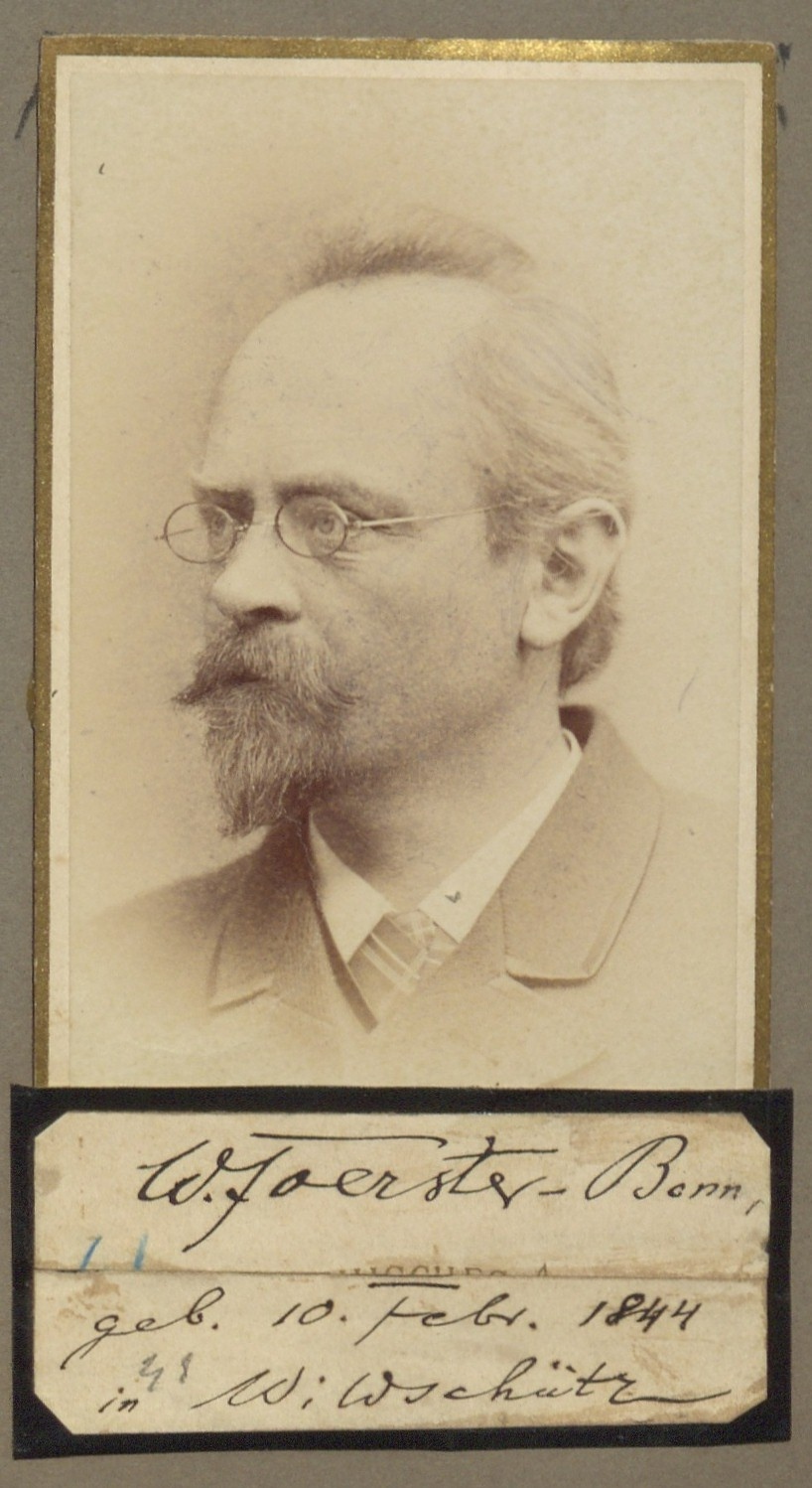 Professor Dr. phil. Wendelin Foerster