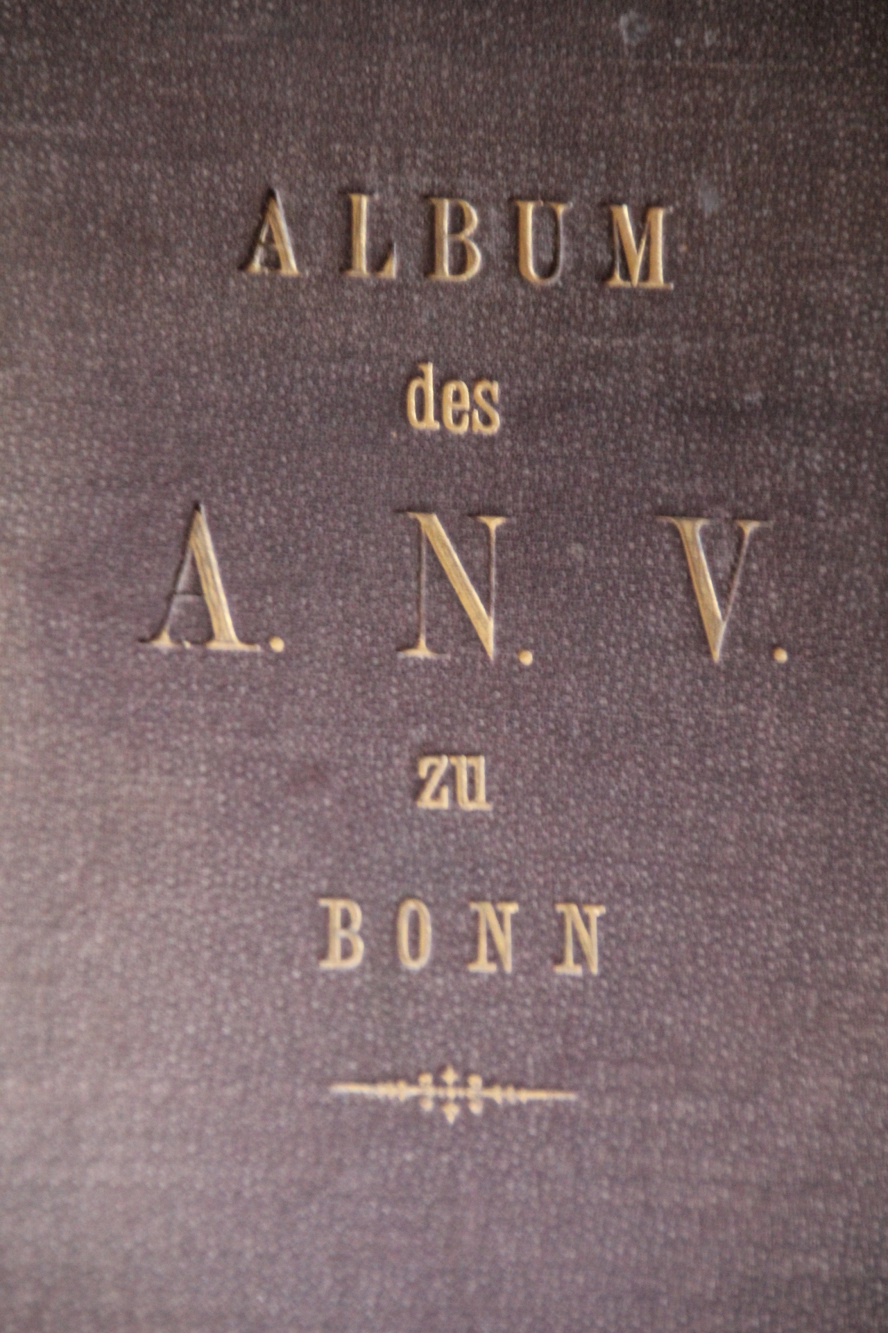 Album des A.N.V zu Bonn 1882