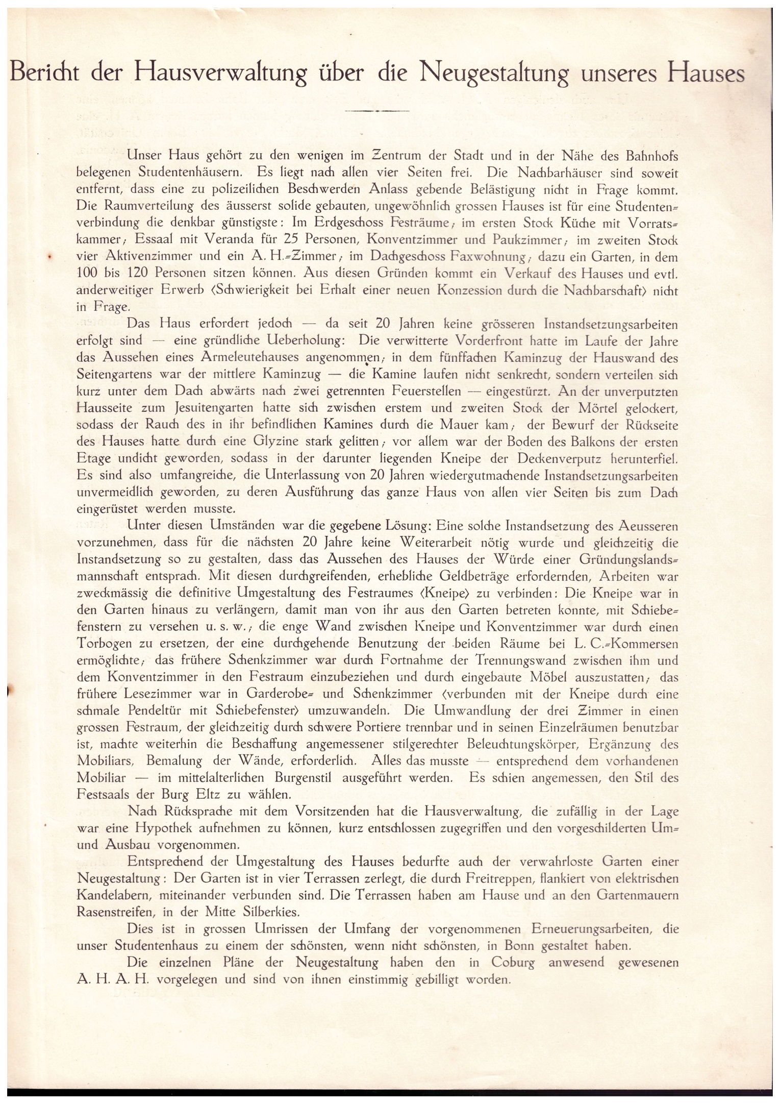 März 1925: Aufruf Dr. Weiland