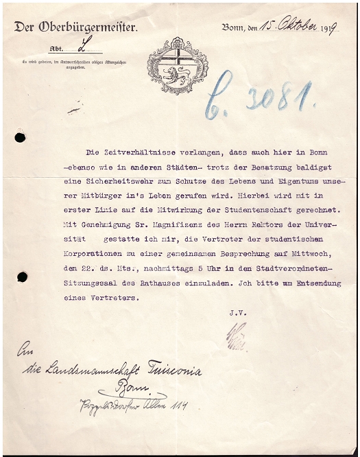 1919 "Sicherheitswehr"