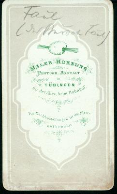 Tübinger Ghibellinen im Album von Erlenmeyer II Teutoniae Bonn